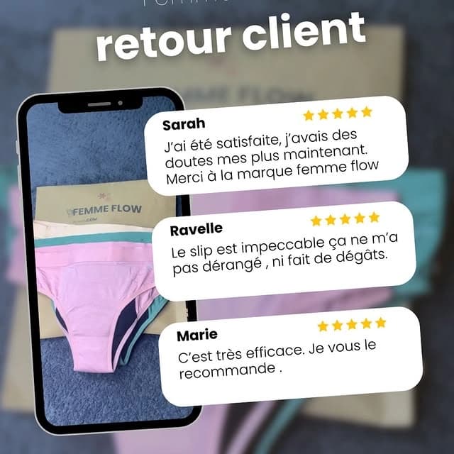 Retours et avis de nos clientes Femme Flow