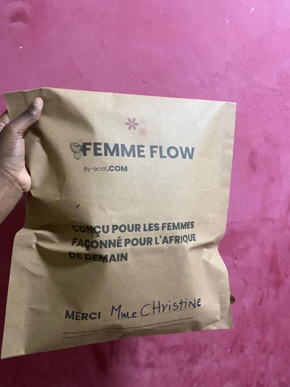 Packaging Femme Flow personnalisé